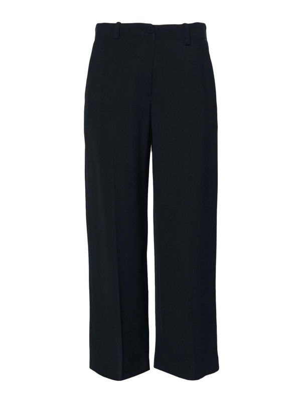 Erika Cavallini: カジュアルトラウザー - カジュアルパンツ - ブルー