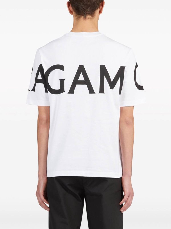 FERRAGAMO: T-shirts online - T-Shirt - Weiß