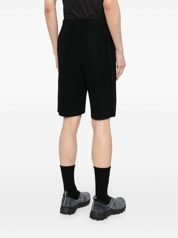 The Best Shops HOMME PLISSÉ ISSEY MIYAKE: Trousers Shorts - Pleated Shorts