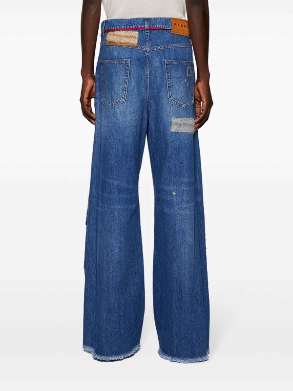 Marni: ブーツカットジーンズ online - ブーツカットジーンズ - ブルー