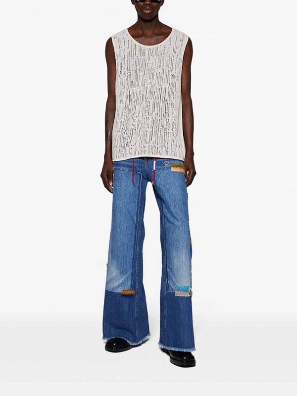 The Best Shops Marni: ブーツカットジーンズ - ブーツカットジーンズ - ブルー