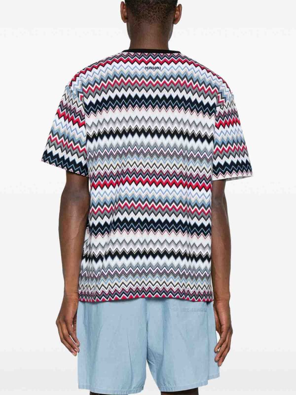 MISSONI buy online Zigzag Pattern Cotton T-Shirt