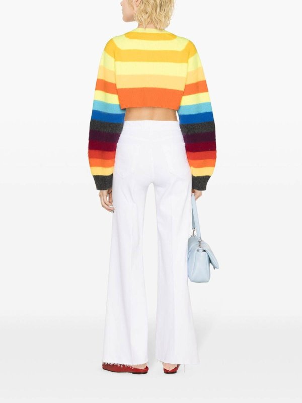 The Best Shops MOTHER: Bootcut - Bootcut Jeans - Weiß