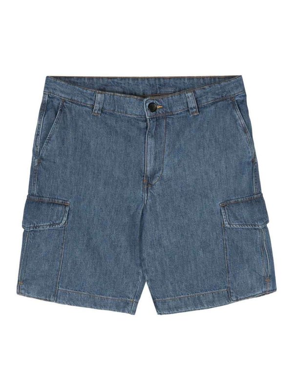 PS BY PAUL SMITH: トラウザーショーツ - ショートパンツ - ブルー