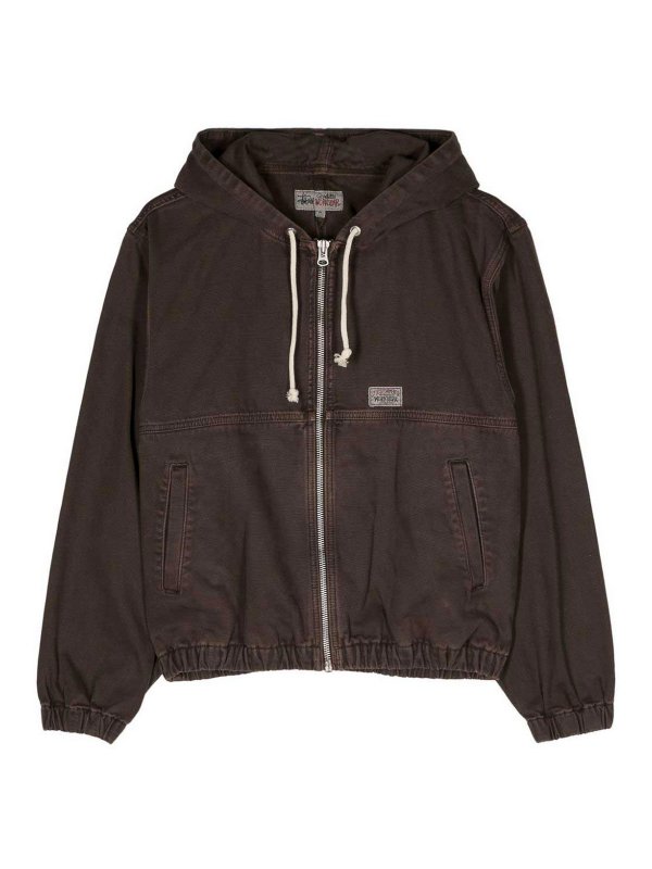 STUSSY: giacche casual - Giacca con cappuccio in cotone