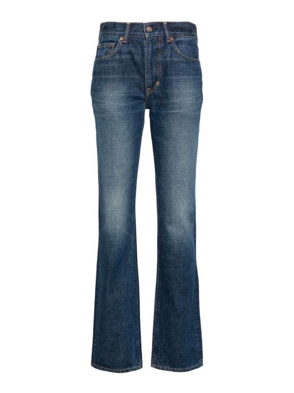 TOM FORD: bootcut jeans - Straight Leg Denim Jeans