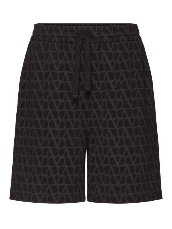 VALENTINO GARAVANI: スウェットパンツ - トラックスーツ ボトムス - 黒