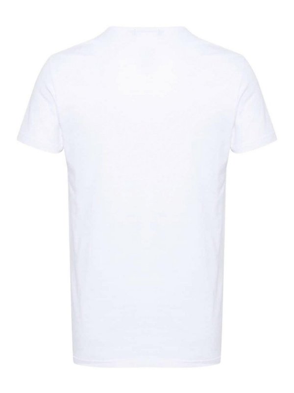 VERSACE: t-shirts online - Logo Organic Cotton T-Shirt