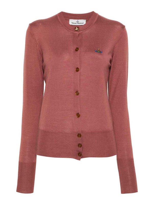 VIVIENNE WESTWOOD: Cardigans - Cardigan - Dunkelrot