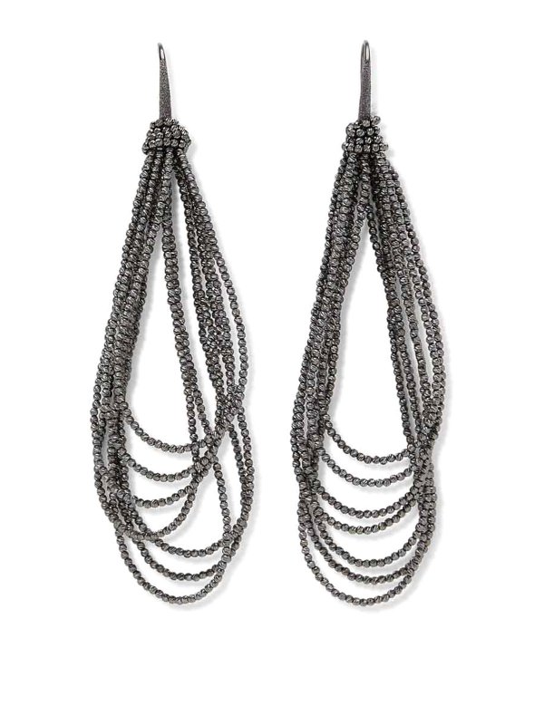 BRUNELLO CUCINELLI: Earrings - Silver Earrings