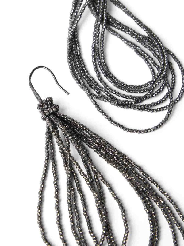 BRUNELLO CUCINELLI: Earrings online - Silver Earrings