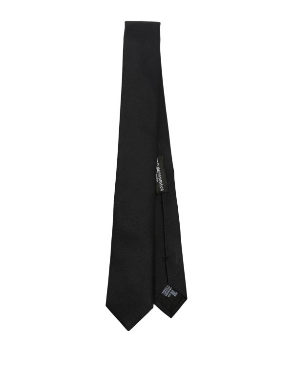 EMPORIO ARMANI: ネクタイ＆蝶ネクタイ - ネクタイ - 黒