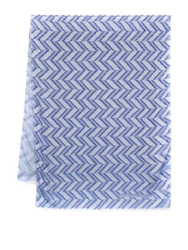 EMPORIO ARMANI: Bufandas y pañuelos - Bufanda - Azul