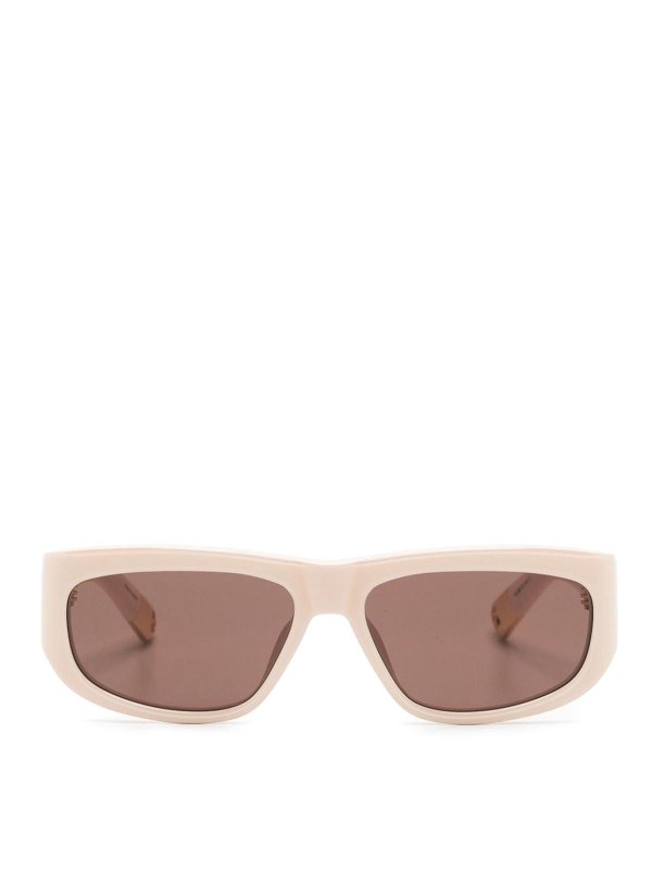 JACQUEMUS: Sonnenbrillen - Sonnenbrille - Beige