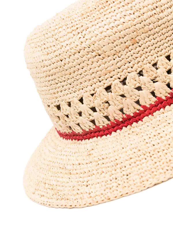 PAUL SMITH: hats & caps online - Straw Fedora Hat