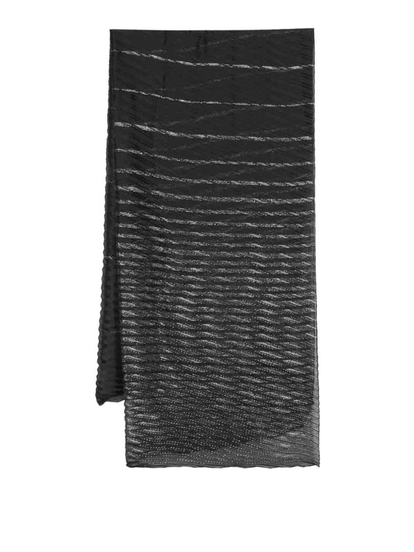 EMPORIO ARMANI: スカーフ - スカーフ - 黒