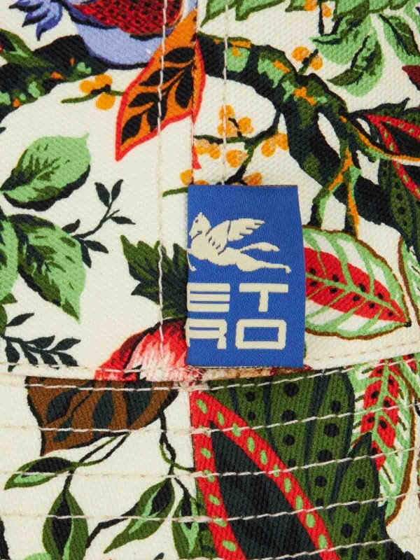 ETRO: hats & caps online - Printed Bucket Hat