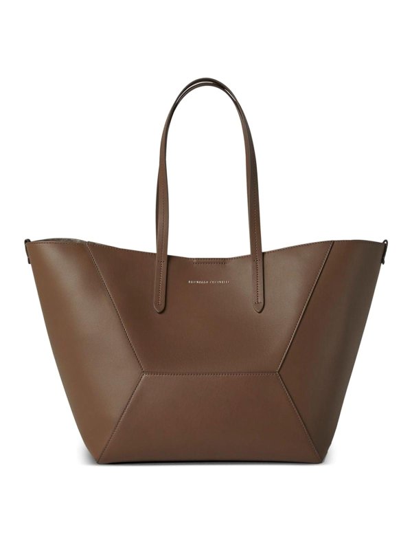 BRUNELLO CUCINELLI: Handtaschen - Shopper - Braun