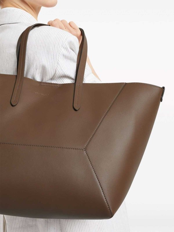 BRUNELLO CUCINELLI: Handtaschen online - Shopper - Braun