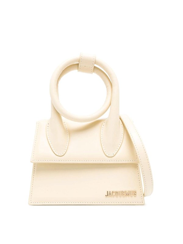 JACQUEMUS: Sacs à main - Sac Cabas - Blanc