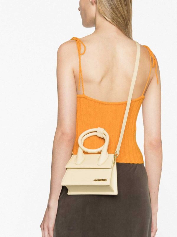 JACQUEMUS: Sacs à main online - Sac Cabas - Blanc