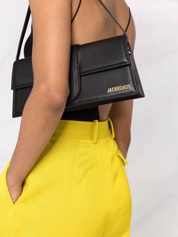 JACQUEMUS: Sacs portés épaule  online - Sac Porté Épaule - Noir