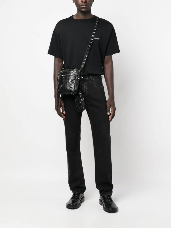 Le Cagole Leather Crossbody Bag shop online: BALENCIAGA