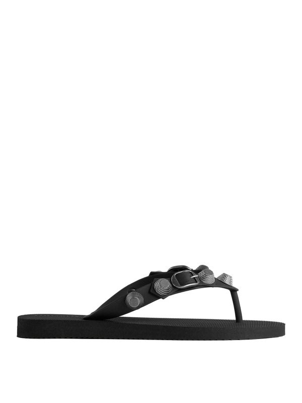 BALENCIAGA: サンダル - サンダル - 黒