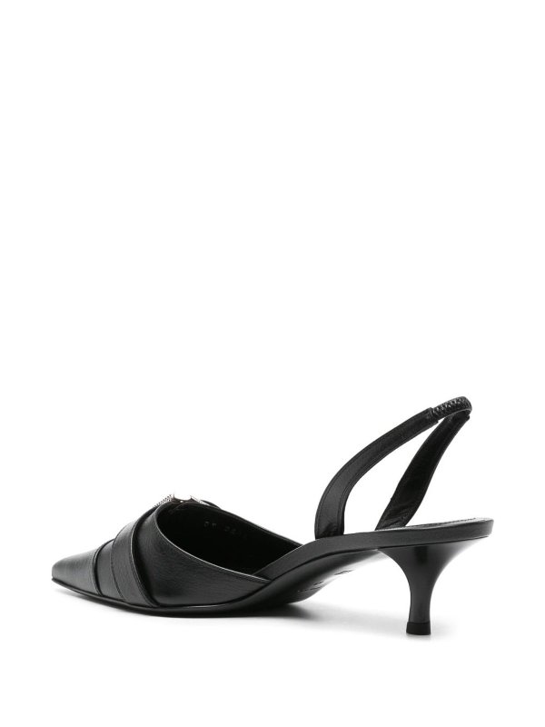 The Best Shops GIVENCHY: court shoes - Voyou Leather Slingback Pumps