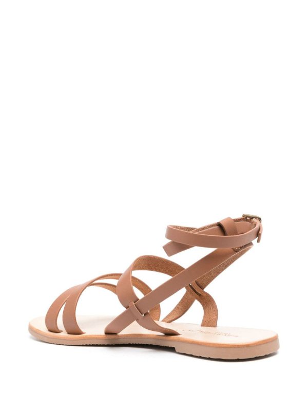 The Best Shops MANEBI: sandals - Gladiator Leather Sandals