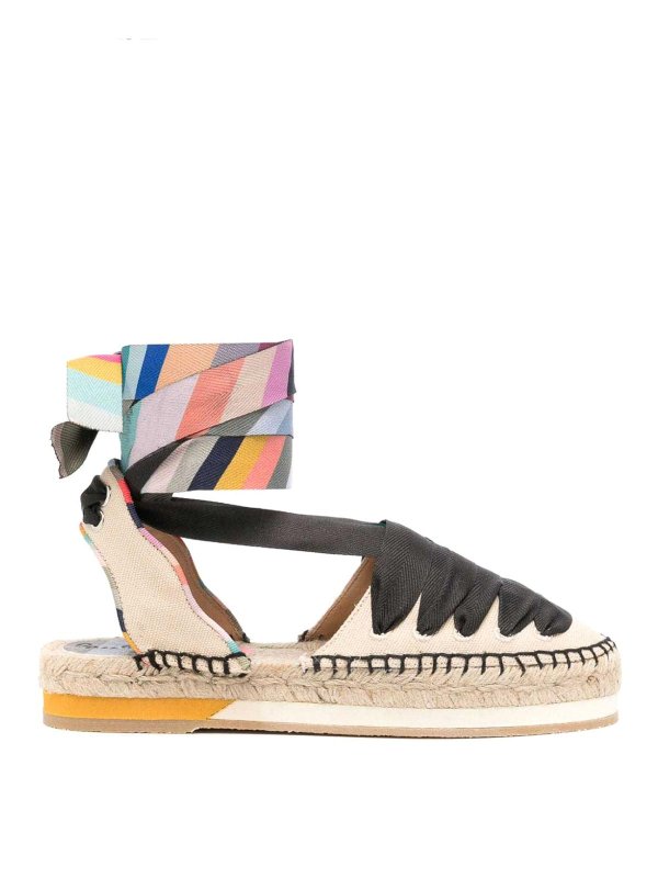 PAUL SMITH: espadrilles - Lace-Up Espadrilles