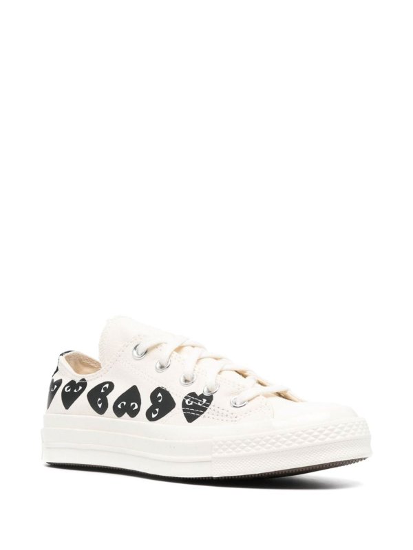 Comme des garcons white trainers online