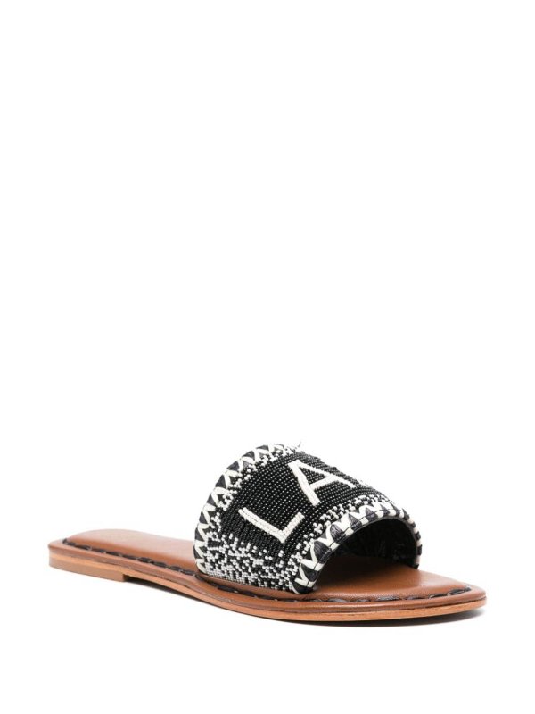 Lake Como Beads Flat Sandals shop online: DE SIENA