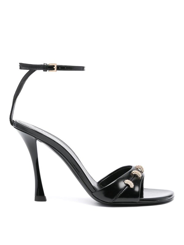 GIVENCHY: sandals - Stitch Leather Sandals