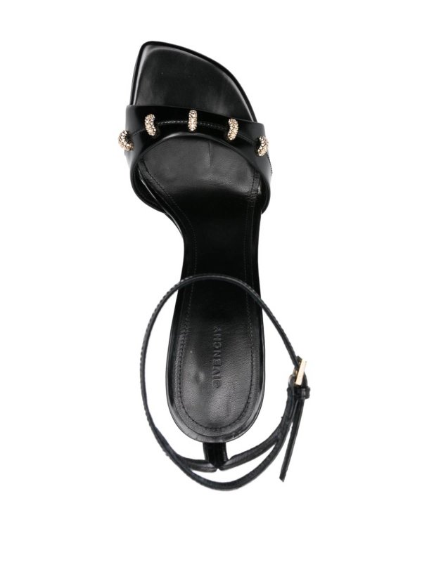 The Best Shops GIVENCHY: sandals - Stitch Leather Sandals