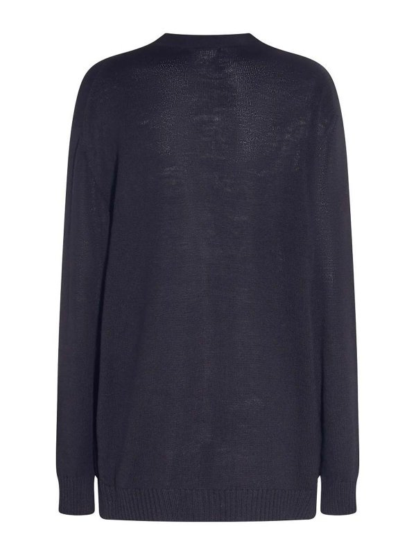 JIL SANDER: Cárdigans online - Cárdigan - Azul