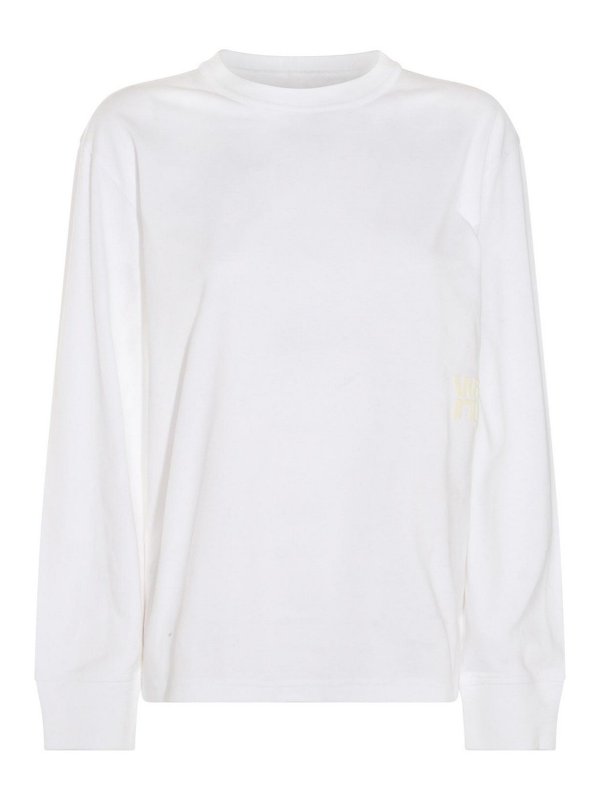 ALEXANDER WANG: スウェット＆セーター - スウェットシャツ/セーター - 白