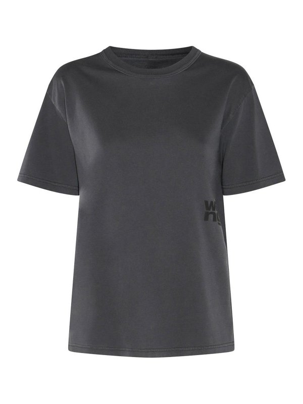 ALEXANDER WANG: T-shirts - T-Shirt - Grau