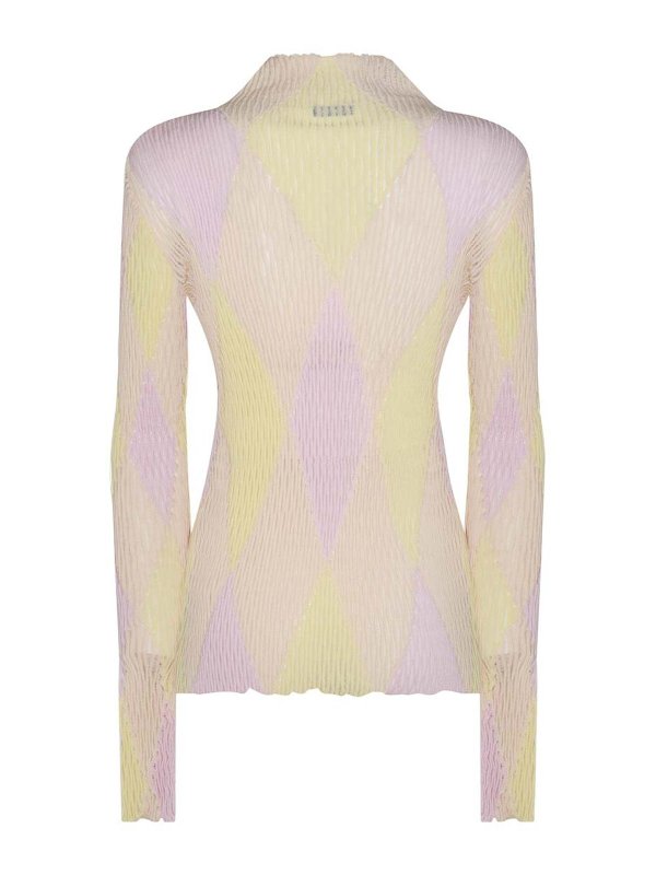 BURBERRY: crew necks online - Multicolor Cotton Knitwear