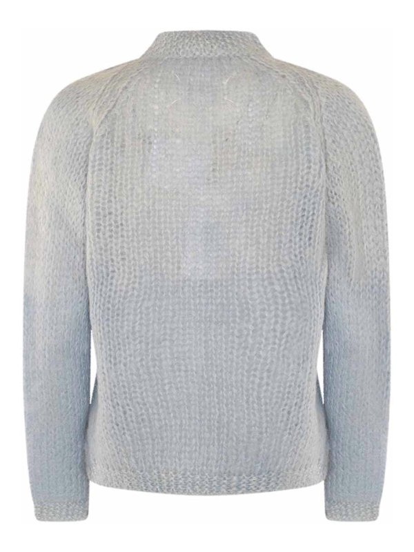 Maison Margiela: カーディガン online - カーディガン - ブルー
