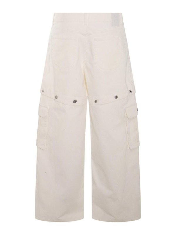 OFF-WHITE: ストレートジーンズ online - ストレートジーンズ - 白