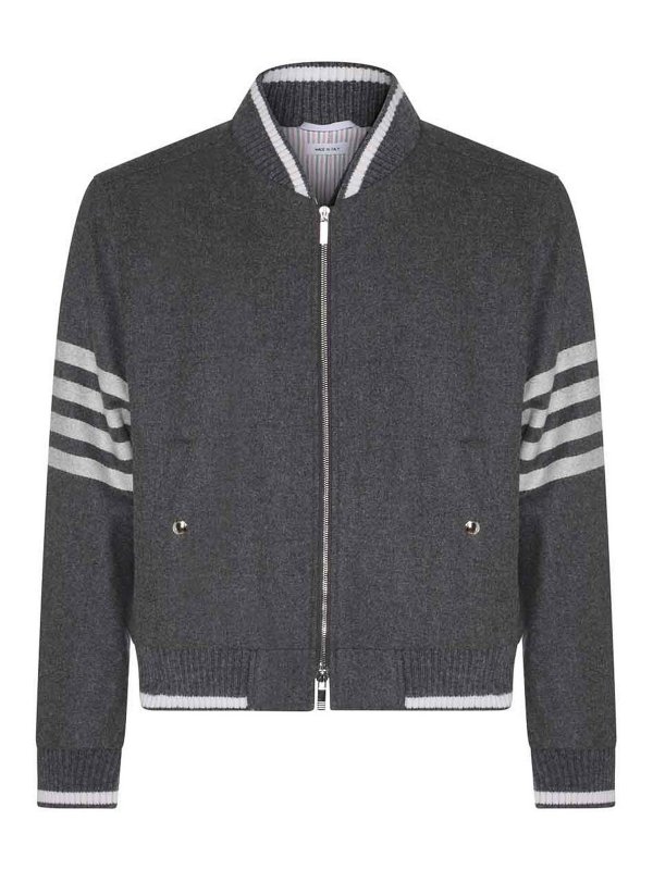 THOM BROWNE: casual jackets - Wool casual jacket