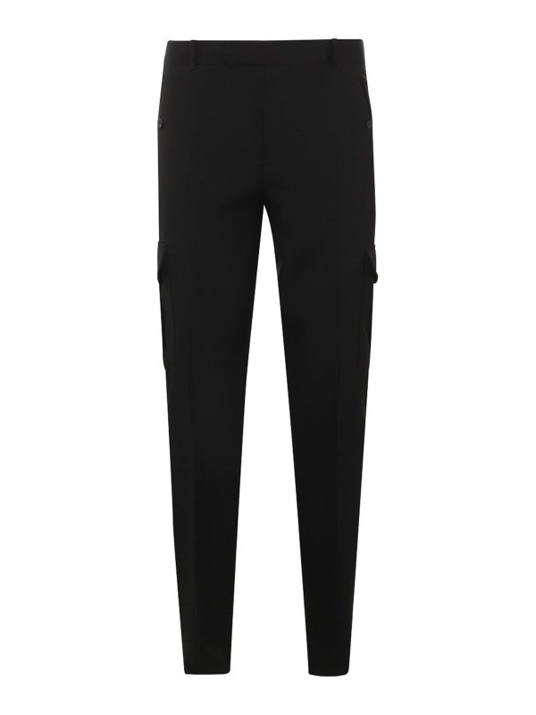 TOM FORD: casual trousers - Black Cotton Pants