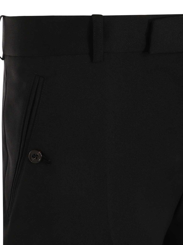 The Best Shops TOM FORD: casual trousers - Black Cotton Pants