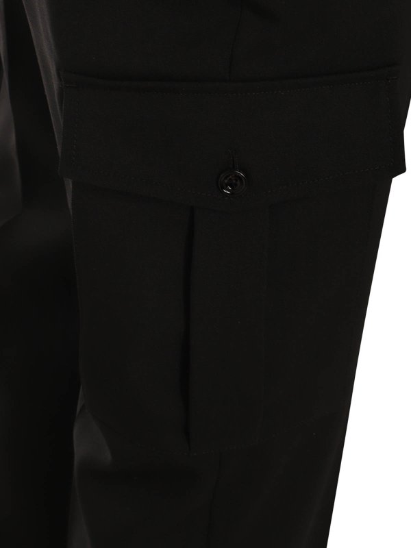 Black Cotton Pants shop online: TOM FORD