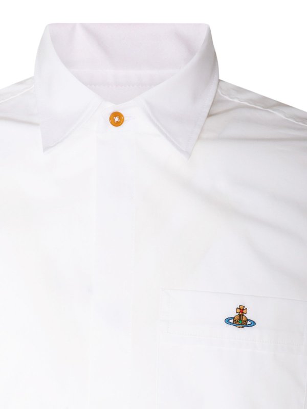 White Cotton Shirt shop online: VIVIENNE WESTWOOD