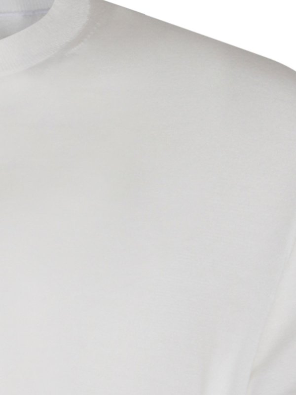 The Best Shops ZEGNA: t-shirts - White Cotton T-Shirt