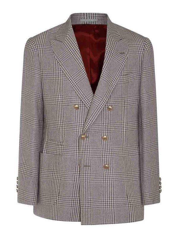 BRUNELLO CUCINELLI: Blazer - Blazer - Gris
