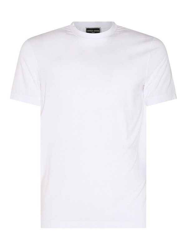 GIORGIO ARMANI: T-shirts - T-Shirt - Weiß