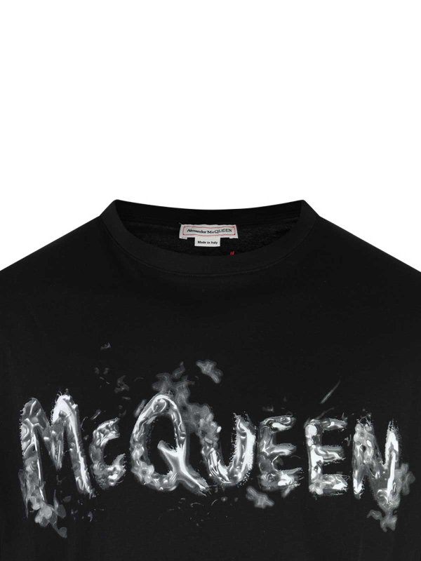 The Best Shops ALEXANDER MCQUEEN: Camisetas - Camiseta - Negro